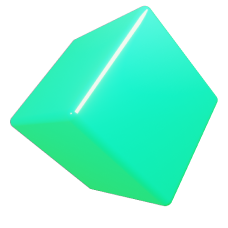 cube green 3d